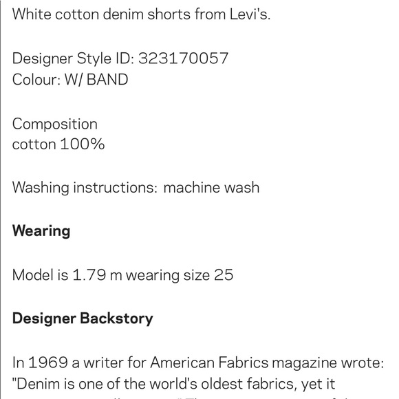 ✨Last1  NWT Levi’s 501 High Rise white Jean Shorts - Picture 5 of 7